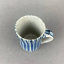 Load image into Gallery viewer, Small Mug - Blue Pinstripe