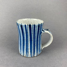 Load image into Gallery viewer, Small Mug - Blue Pinstripe