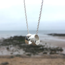 Load image into Gallery viewer, Scotland Coastline Hoop Necklace