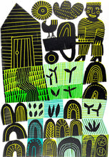 Load image into Gallery viewer, Man with Wheelbarrow