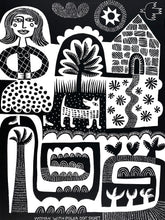 Load image into Gallery viewer, Woman in Polka Dot Skirt