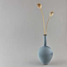 Load image into Gallery viewer, Round Slim Neck Vase - Ice Blue
