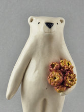 Load image into Gallery viewer, Bear with Dahlias

