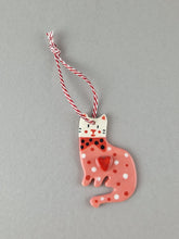 Load image into Gallery viewer, Cat Decoration - Pink
