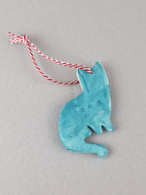 Load image into Gallery viewer, Cat Decoration - Blue
