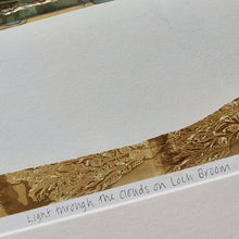 Load image into Gallery viewer, Light Through the Clouds on Loch Broom
