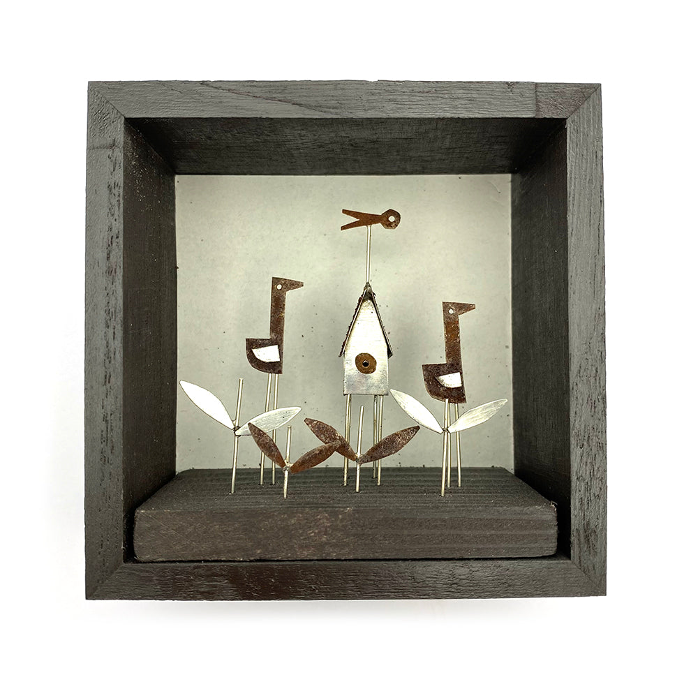 Boxed Garden Scene