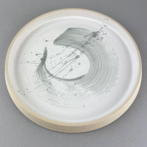 Brushstroke Concave Large Serving Platter