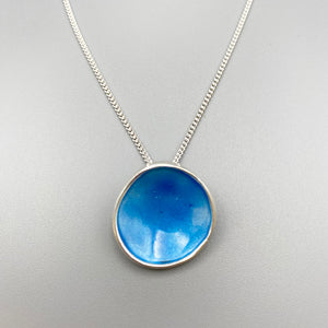 Flourish Large Bud Pendant - Blue