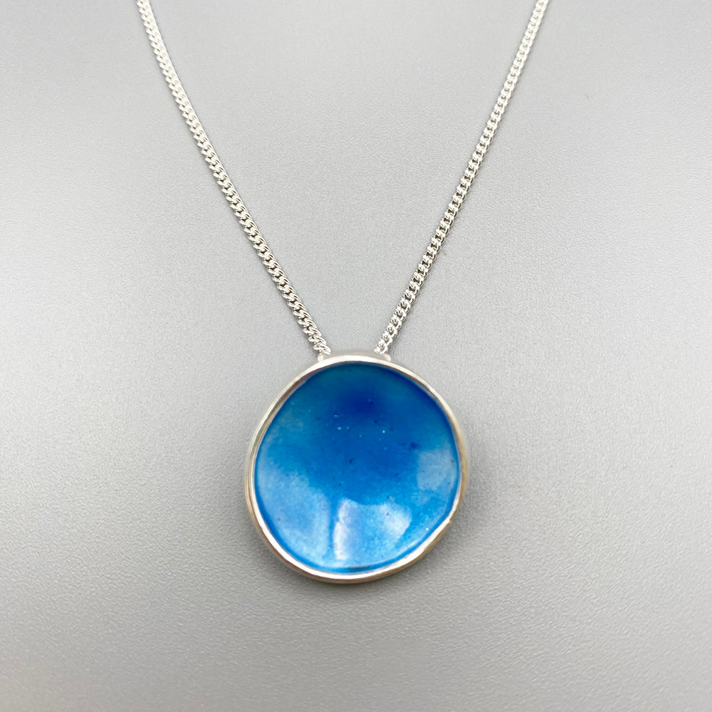 Flourish Large Bud Pendant - Blue