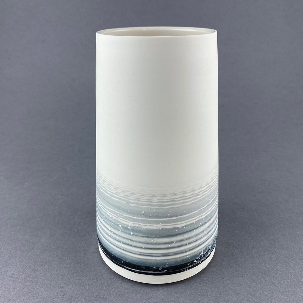 Conical Vase - Winter Shore – Castle Gallery