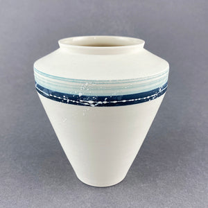 Diamond Vase with Rim - Summer Shore