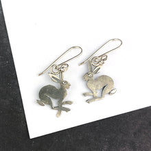 Load image into Gallery viewer, Galloping Hare Earrings
