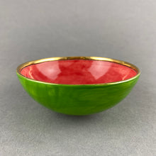 Load image into Gallery viewer, Small Bowl with Heart - Red / Green
