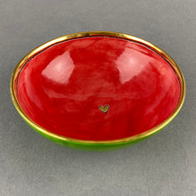 Load image into Gallery viewer, Small Bowl with Heart - Red / Green
