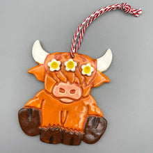 Load image into Gallery viewer, Highland Cow Decoration
