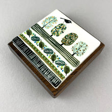 Load image into Gallery viewer, Walnut Mounted Tile - Trees

