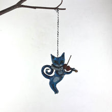 Load image into Gallery viewer, Musical Cat - Blue

