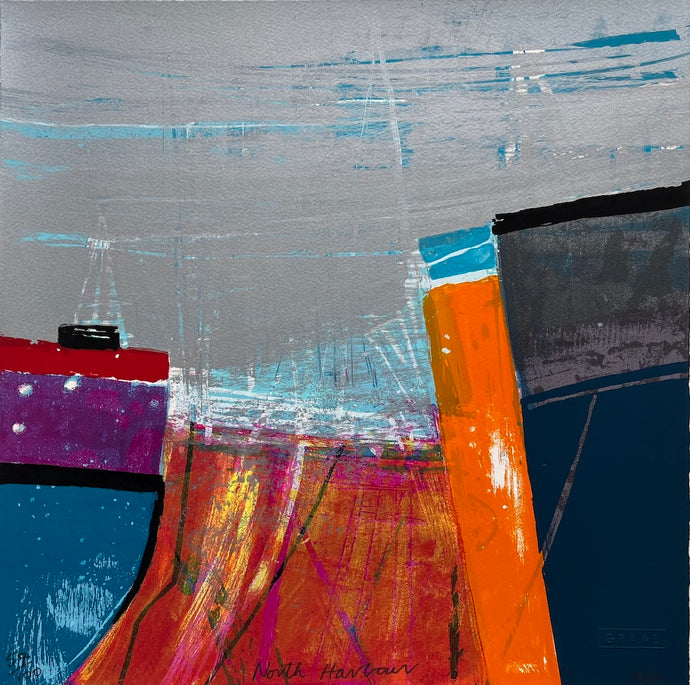 Barbara Rae Triptych Graal Press - Barbara Rae – Castle Gallery