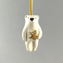 Load image into Gallery viewer, Bear with Star Decoration
