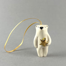 Load image into Gallery viewer, Bear with Star Decoration
