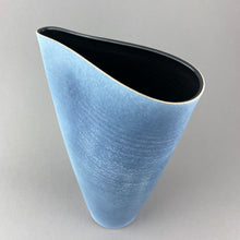 Load image into Gallery viewer, Large Folded Vase - Blue Grey
