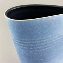 Load image into Gallery viewer, Large Folded Vase - Blue Grey
