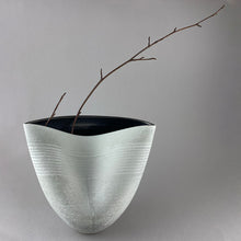 Load image into Gallery viewer, Large Folded Vase - Mushroom White
