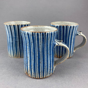 Large Mug - Blue Pinstripe