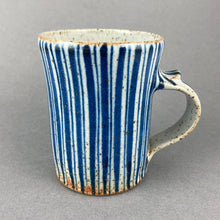 Load image into Gallery viewer, Large Mug - Blue Pinstripe
