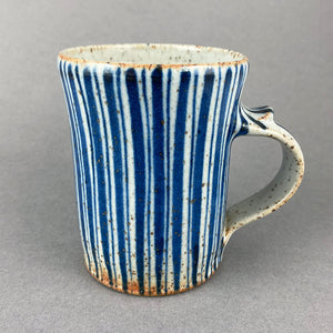 Large Mug - Blue Pinstripe