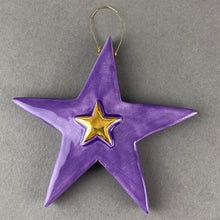 Load image into Gallery viewer, Star with Star Decoration - Purple
