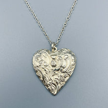 Load image into Gallery viewer, Large Thistle Heart Necklace
