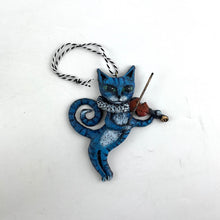 Load image into Gallery viewer, Musical Cat - Blue
