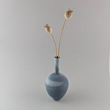 Load image into Gallery viewer, Round Slim Neck Vase - Ice Blue
