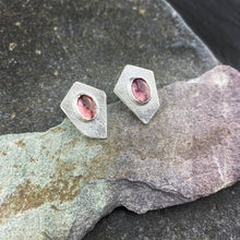 Load image into Gallery viewer, Pentagon Tourmaline Earrings
