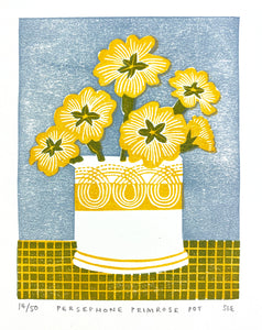 Persephone Primrose Pot - Yellow