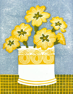 Persephone Primrose Pot - Yellow