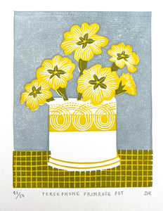 Persephone Primrose Pot - Yellow