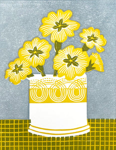 Persephone Primrose Pot - Yellow