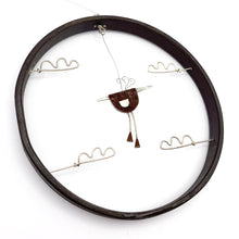 Load image into Gallery viewer, Small Hoop - Bird &amp; Clouds
