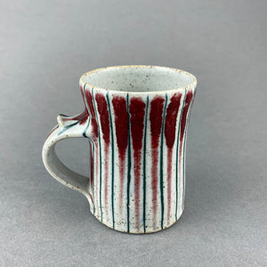 Small Mug - Red Pinstripe