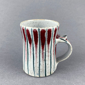 Small Mug - Red Pinstripe