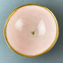 Load image into Gallery viewer, Small Bowl with Heart - Pink / Turquoise
