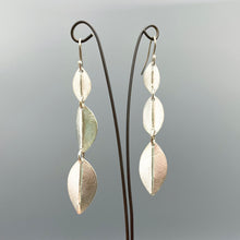 Load image into Gallery viewer, Three Leaf Drop Earrings
