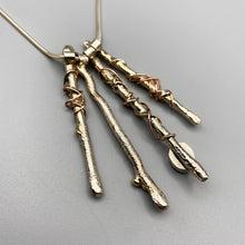 Load image into Gallery viewer, Twaffa Garnet Drop Necklace
