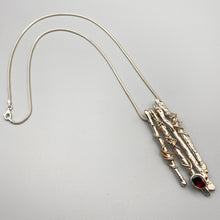 Load image into Gallery viewer, Twaffa Garnet Drop Necklace

