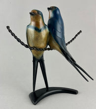 Load image into Gallery viewer, Twin Swallows on a Wire
