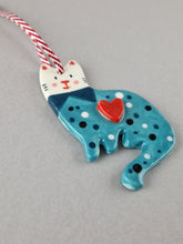 Load image into Gallery viewer, Cat Decoration - Blue
