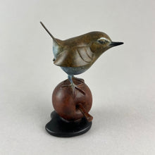 Load image into Gallery viewer, Wren on a Bronze Apple
